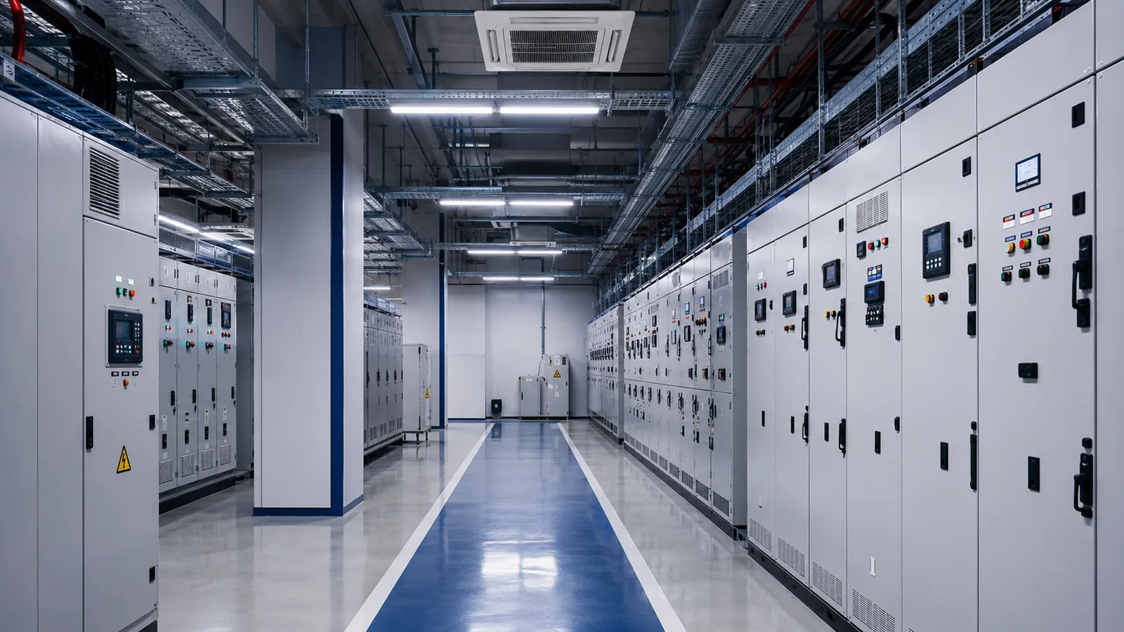 Electrical HVAC control panel